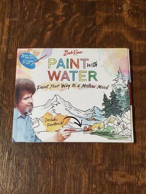 Bob Ross Paint with Water Watercolor Painting Book